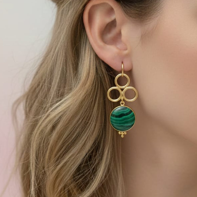 24 Carat Gold Plated Earrings