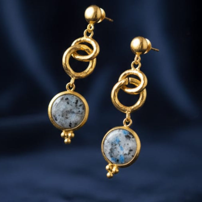 24 Carat Gold Plated Earrings