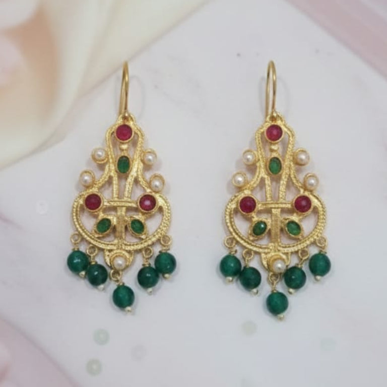 24 Carat Gold Plated Earrings