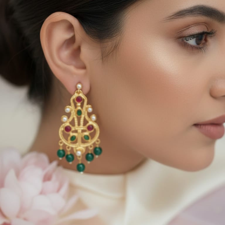 24 Carat Gold Plated Earrings