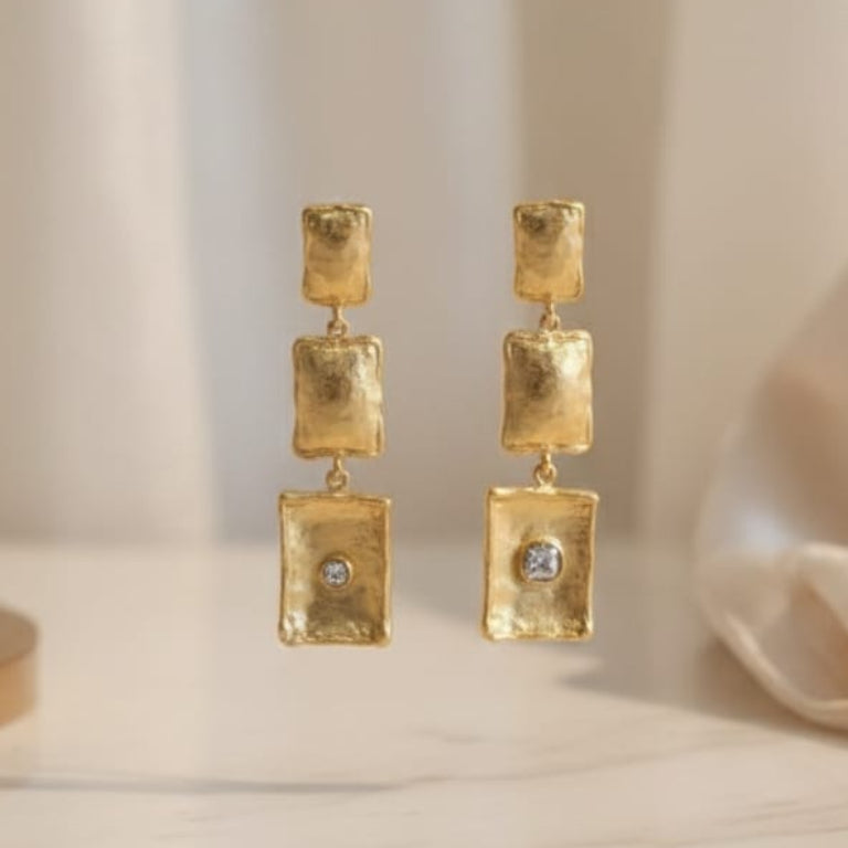 24 Carat Gold Plated Earrings