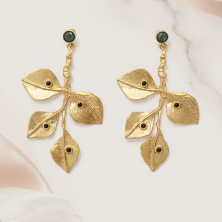 24 Carat Gold Plated Earrings
