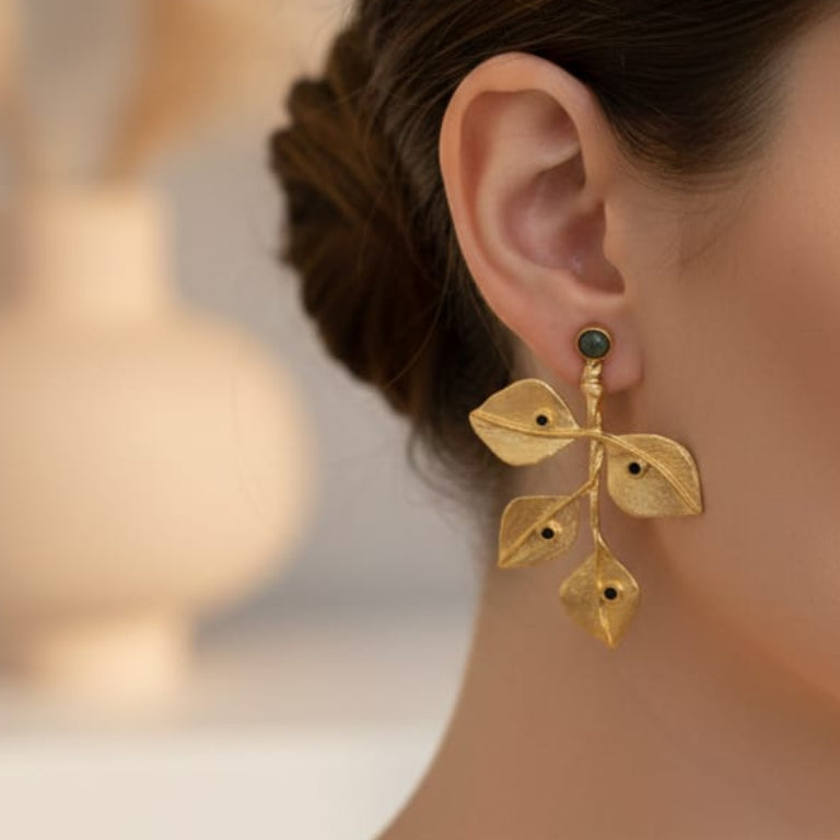 24 Carat Gold Plated Earrings