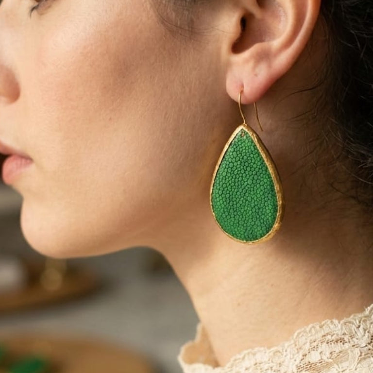 24 Carat Gold Plated Earrings