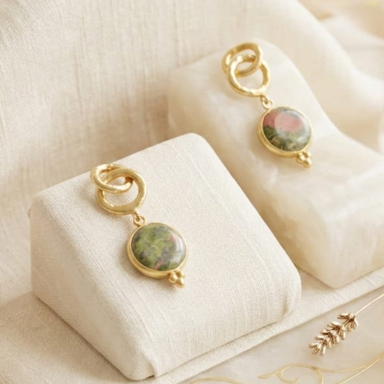 24 Carat Gold Plated Earrings