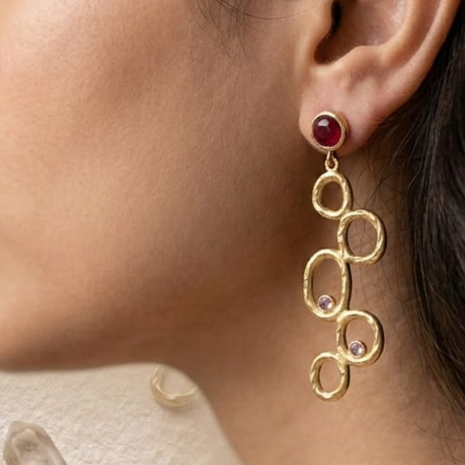 24 Carat Gold Plated Earrings