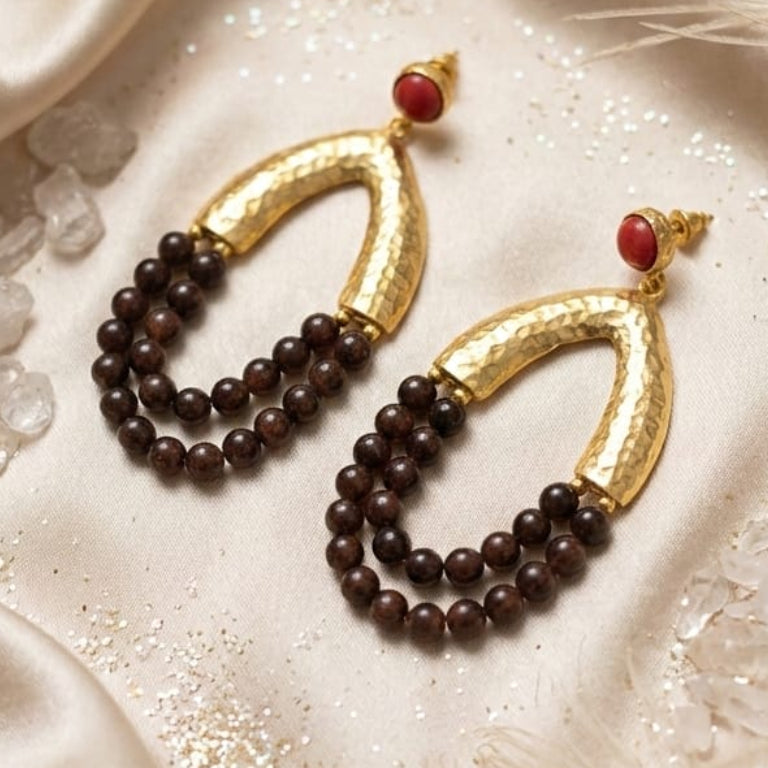24 Carat Gold Plated Earrings