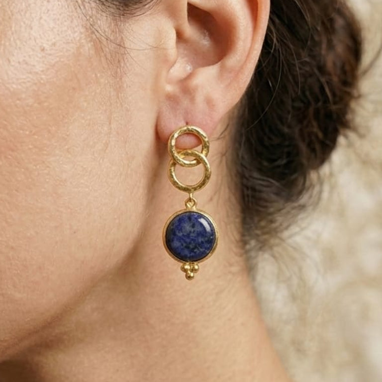 24 Carat Gold Plated Earrings