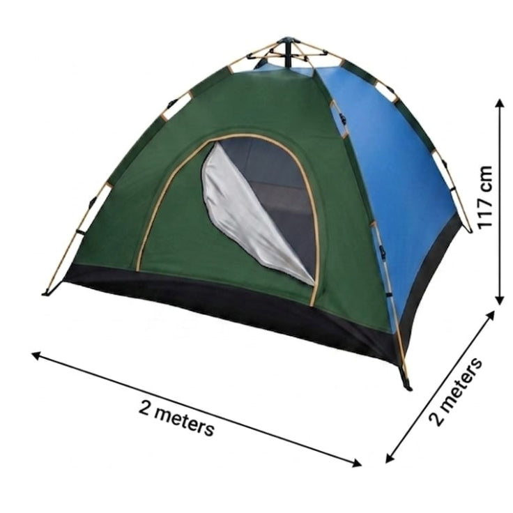 2x2 tent in cm Full Automatic Tent (2x2) Blue & Green