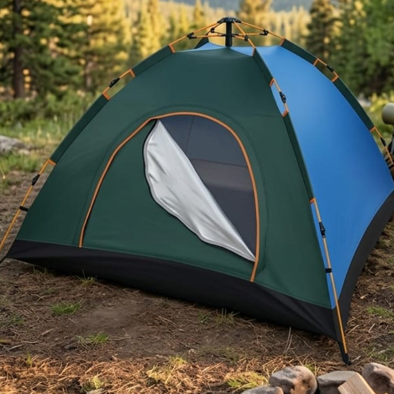 Full Automatic Tent (2x2) Blue & Green