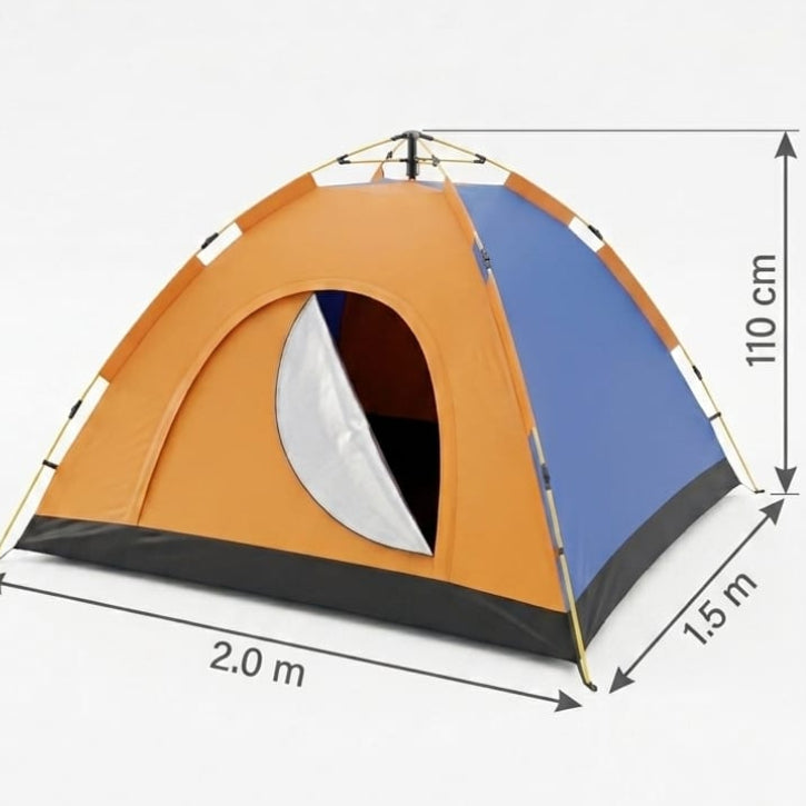 Full Automatic Tent (2x1.5) Navy & Orange