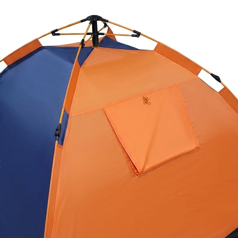 Full Automatic Tent (2.5x2.5) Navy & Orange
