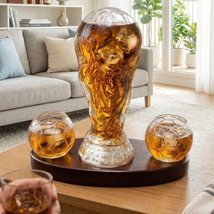 liqueur Glass Set - World Cup Trophy