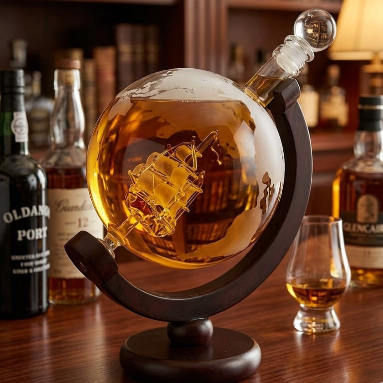 liqueur Glass Bottle - Globe