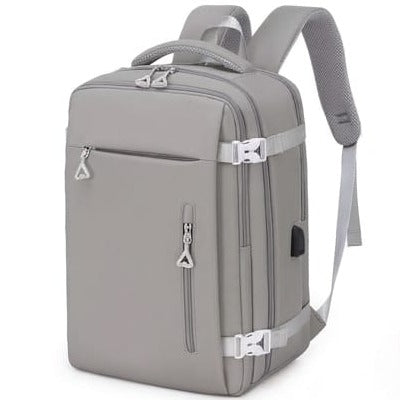 PU Leather Luxury Backpack - Dark Beige