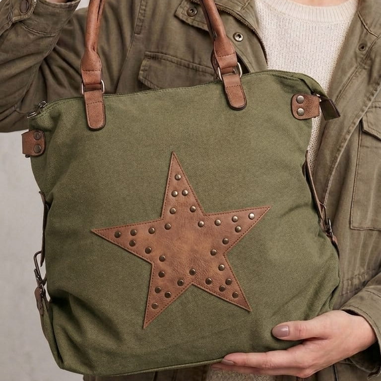 Sholder Bag Star - Olive