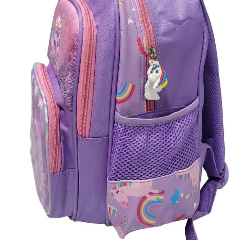3D School Backpack (3 to 5 years) - Unicorn