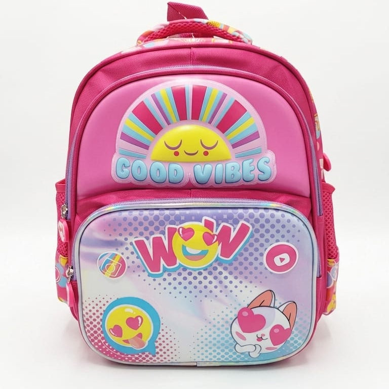 3D School Backpack (3 to 5 years) - Sun