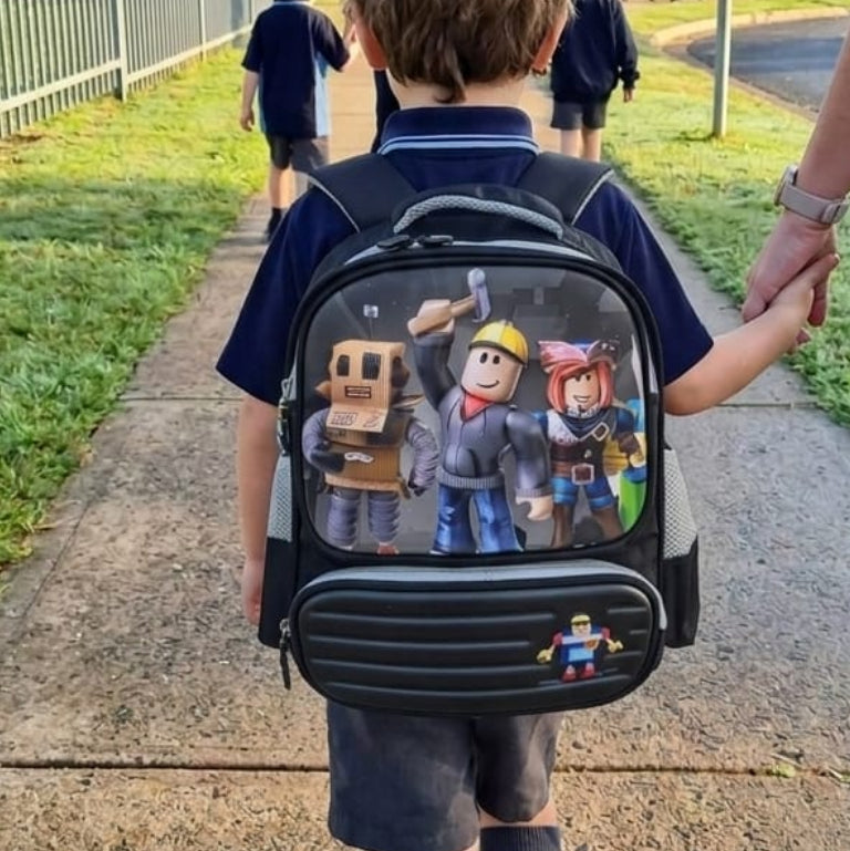3D School Backpack (3 to 5 years) - Roblx