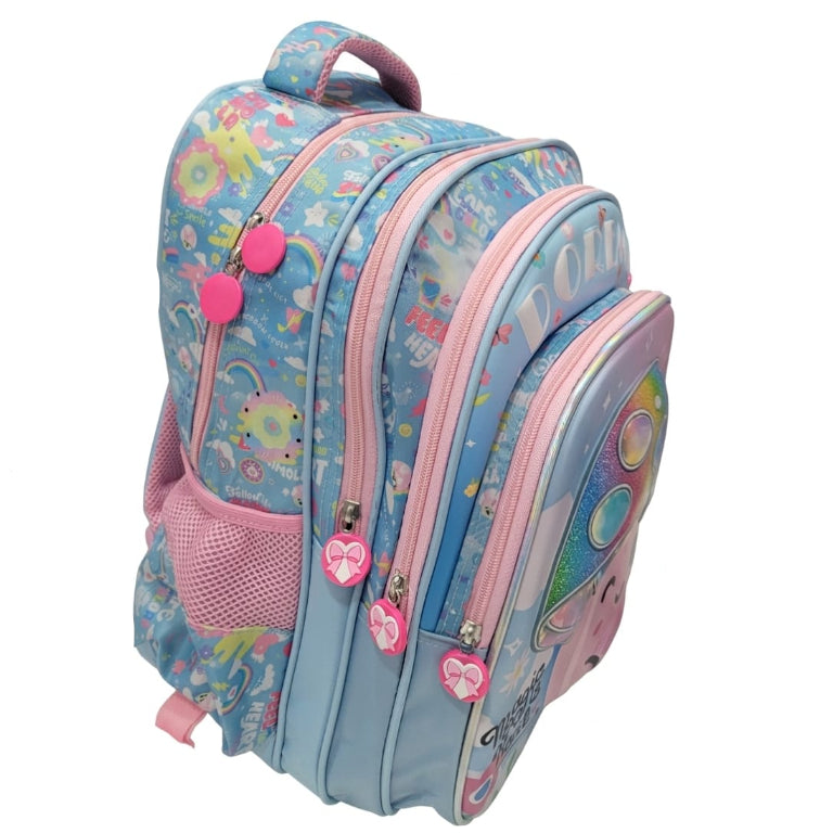 3d School Backpack (set of 3 Pieces) - Mushroom