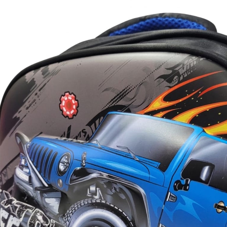 3D School Backpack (3 to 5 years) - Off Road