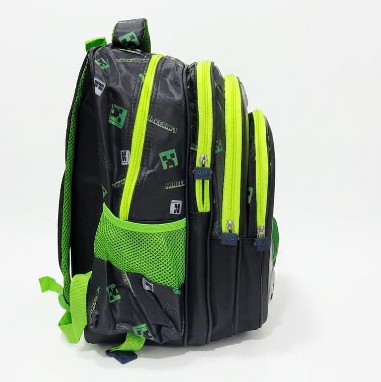 3d School Backpack (set of 3 Pieces) - Minecraft