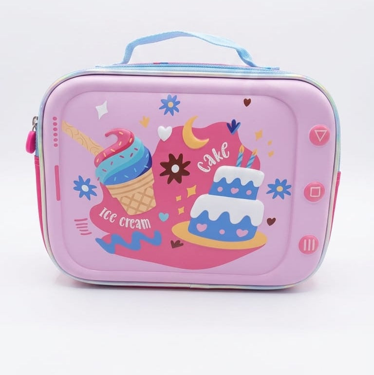 3d School Backpack (set of 3 Pieces) - Cake