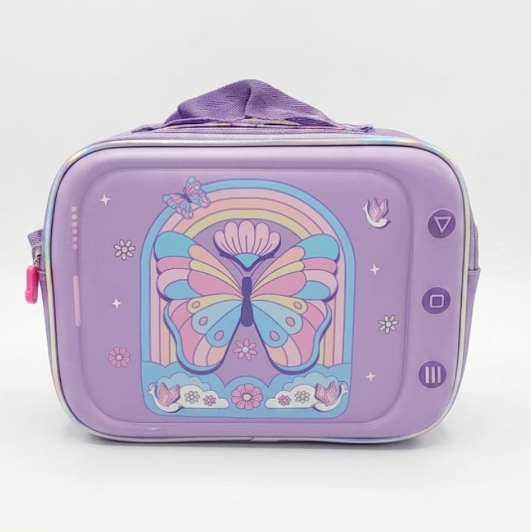 3d School Backpack (set of 3 Pieces) - Butterfly