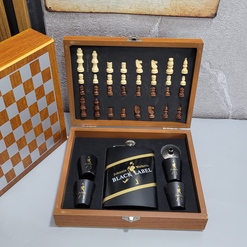 Chess - Flask Set - BL