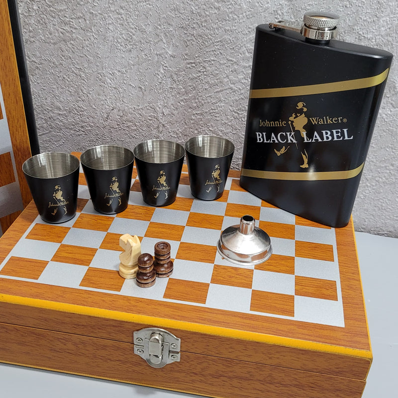Chess - Flask Set - BL