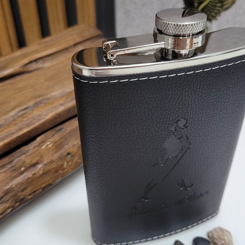 Stainless Steel Hip Flask - JW