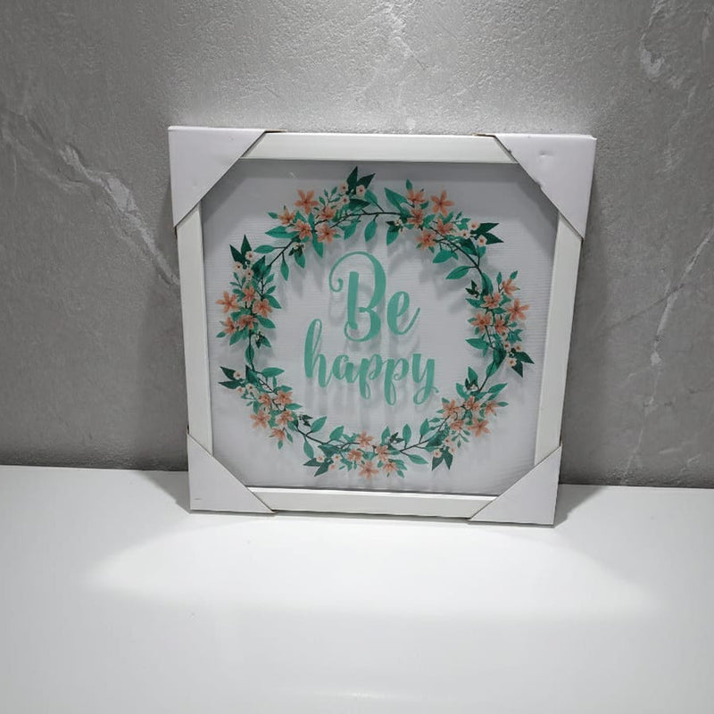 PICTURE FRAME - Be Happy