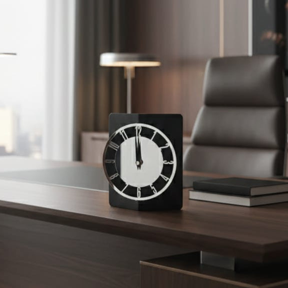 METAL TABLE CLOCK