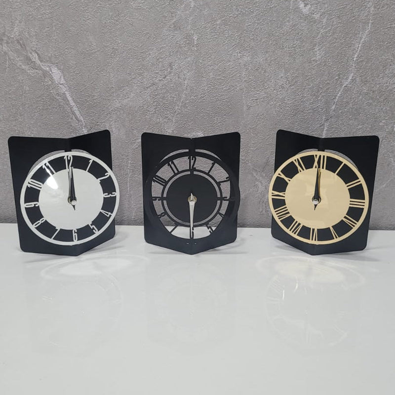 METAL TABLE CLOCK