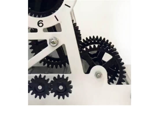 OIL PUMP METAL CLOCK
