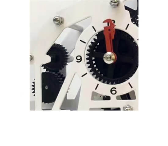 OIL PUMP METAL CLOCK