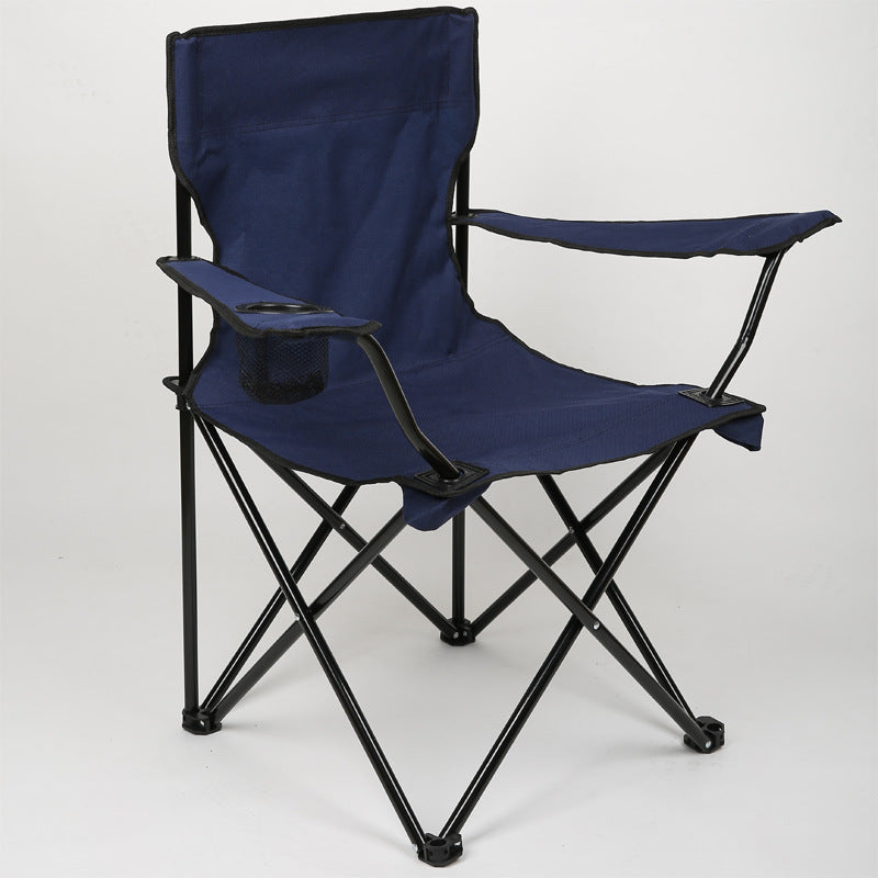 Outdoor Foldable Camping Chair - Navy