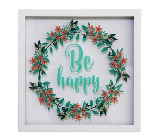 PICTURE FRAME - Be Happy
