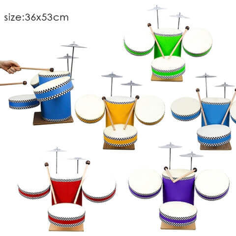 WOODEN DRUMS SET