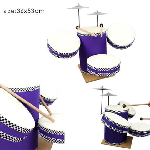 WOODEN DRUMS SET