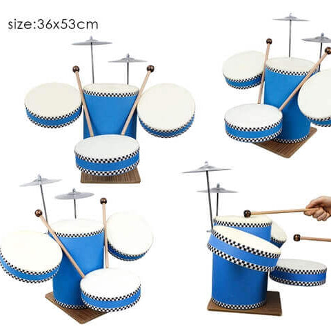 WOODEN DRUMS SET