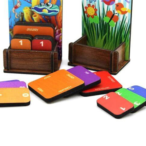 WOODEN KIDS CALENDAR