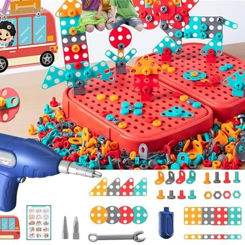Kids Repair Tool Box - 230 Pcs