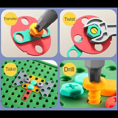 Kids Repair Tool Box - 230 Pcs