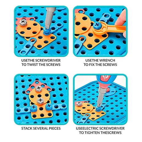Kids Repair Tool Box - 230 Pcs