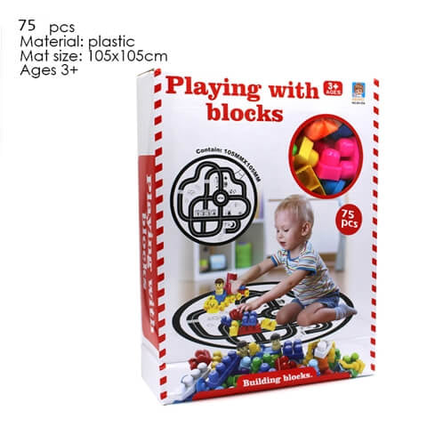 PLAYING BLOCKS WITH MAT