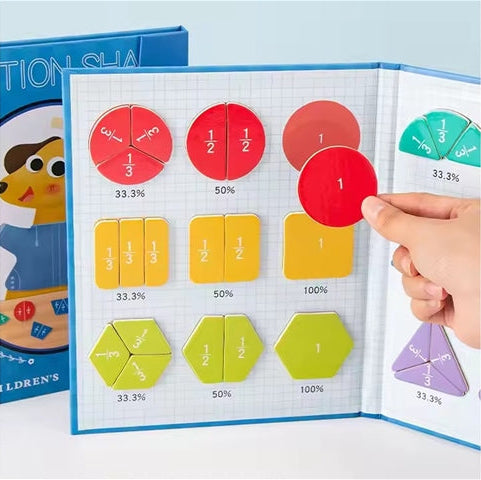 Magnet Bisection Shape Book