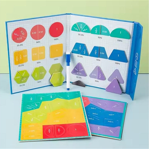 Magnet Bisection Shape Book