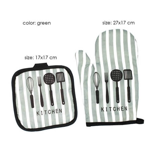 OVEN GLOVE & POT HOLDER SET