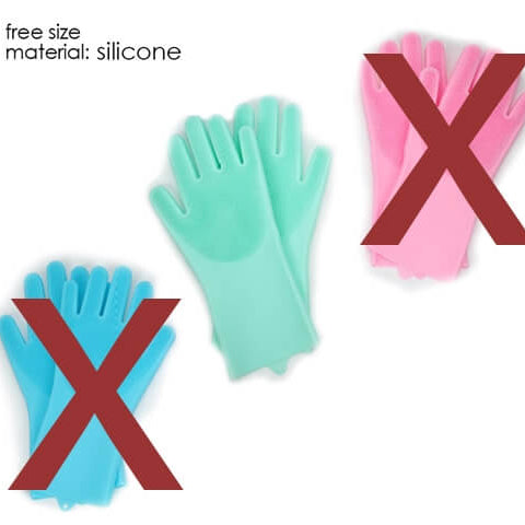 SILICONE WASHING GLOVES